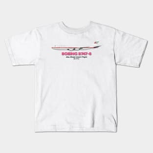 Boeing B747-8 - Abu Dhabi Amiri Flight Kids T-Shirt